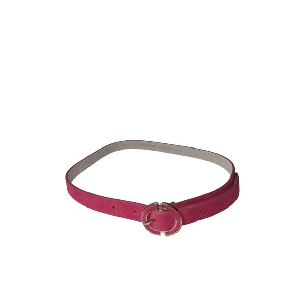 Belt Pink Suede White House Black Market Genuine Leather Mauve Runway Inspired M main image 12
